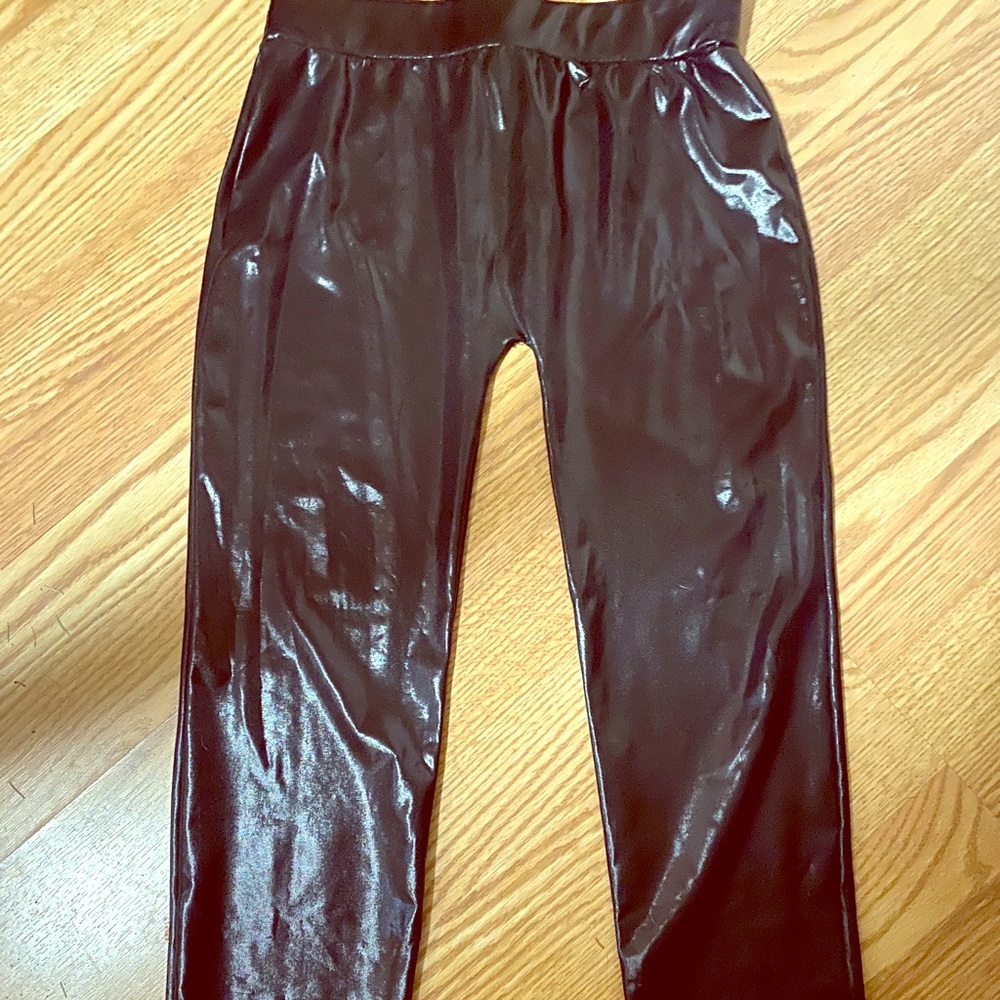 Vinyl leggings